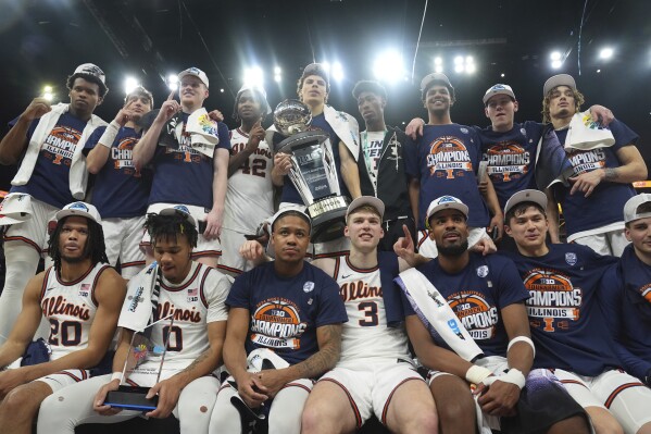 Shannon scores 34 points as No. 13 Illinois takes Big Ten title